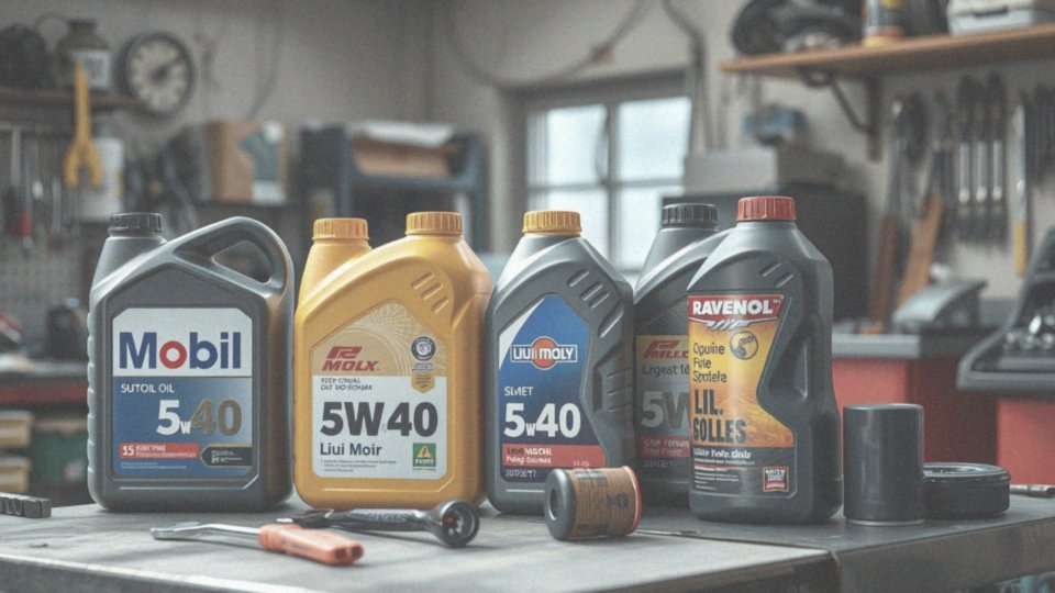 Jakie oleje silnikowe znajdują się w rankingu 5W40?