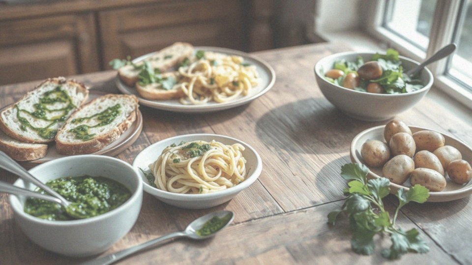 Jakie potrawy można przygotować z pesto z czosnku niedźwiedziego?
