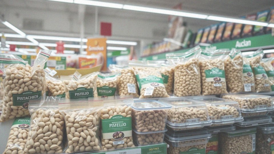 Jakie są dostępne rodzaje pistacji w Auchan?