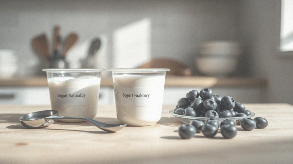 Jakie są różnice między jogurtem naturalnym a jogurtem białkowym?