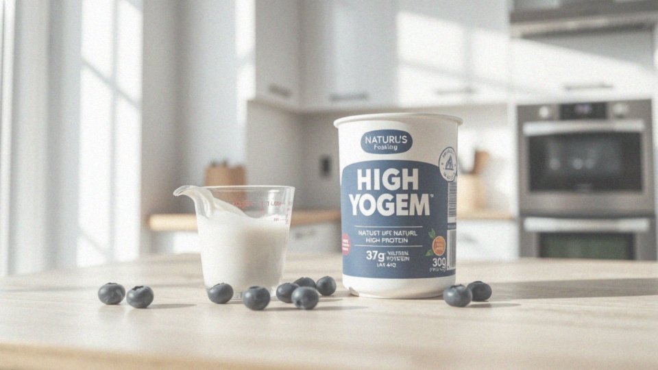 Co zawierają jogurty naturalne 37g białka?