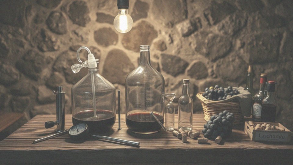 Jakie akcesoria są potrzebne do produkcji wina w domu?