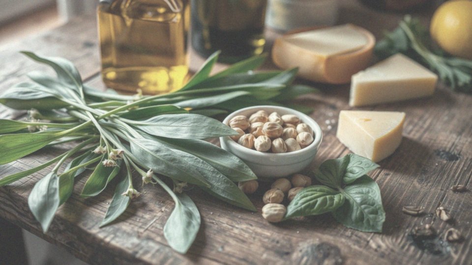 Jakie składniki są potrzebne do pesto z czosnku niedźwiedziego?