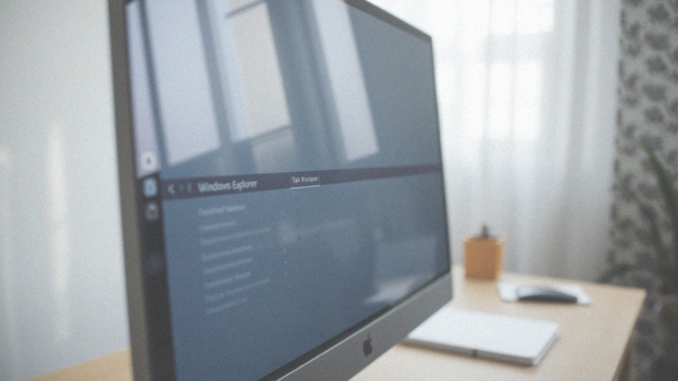 Jakie opcje dostępne są w Menedżerze zadań dla Eksploratora Windows?