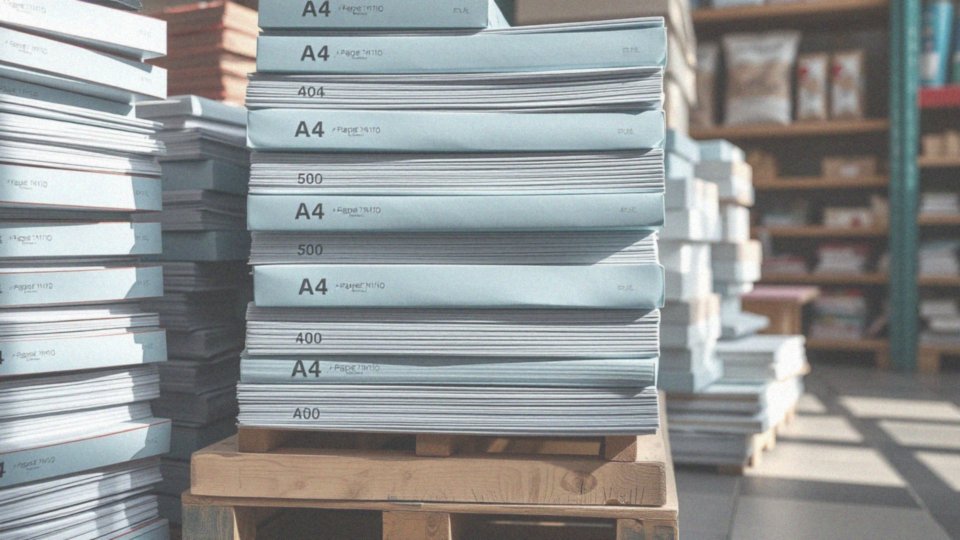 Jak wygląda opakowanie ryzy papieru A4?