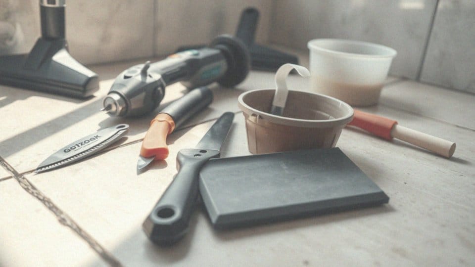 Jakie narzędzia są potrzebne do wymiany fug?