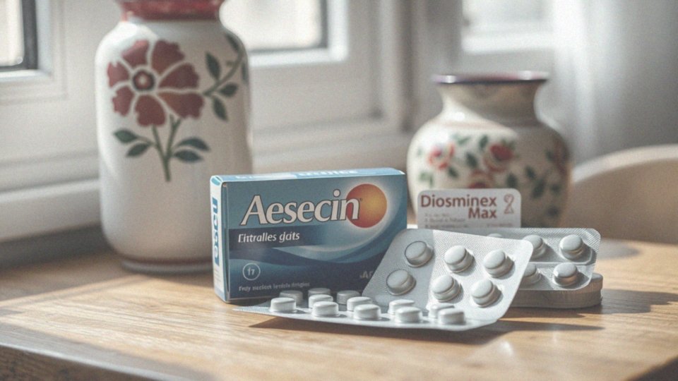 Aescin czy Diosminex – który wybór jest lepszy na problemy naczyniowe?